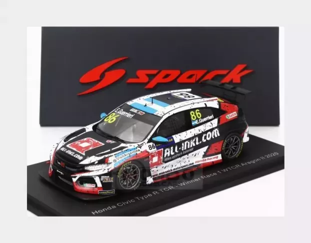 Spark Honda Civic Type R Tcr Team Munnich Mototrsport N 86 Winner Race 1 Aragon Wtcr 2020 Esteban Guerrieri 1:43 S8967