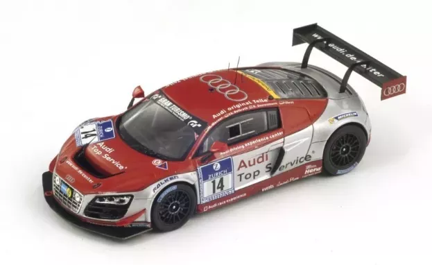 Spark Audi R8 Lms Ultra N 14 24h Nurburgring 2013 M.werner C.bollrath R.saurenmann P.ehret 1:43 SG090
