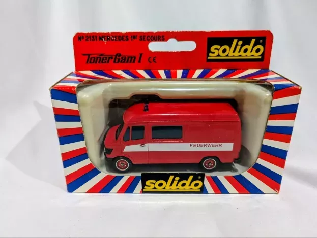 Solido Mercedes 407d Van Feurwher Fire Engine 1981 1:50 2131