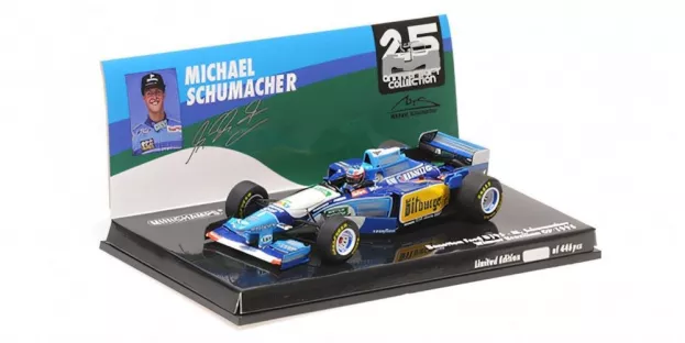 Minichamps Benetton F1 B195 Team Mild Seven Renault N 1 World Champion Winner Brazilian Gp 1995 Michael Schumacher 1:43 517950101