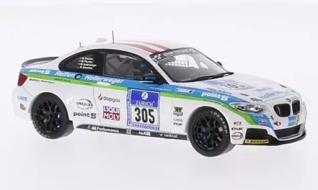 Spark Bmw 2-series M235i Adac Team Medilikke-motorsport N 305 24h Nurburgring 2014 M.hollerweger G.fischer M.fischer M.stezelow 1:43 SG163