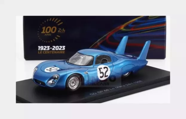 Spark Peugeot Cd Sp66 Team Automobiles Cd N 52 24h Le Mans 1966 P.lelong A.bertaut 1:43 S4596