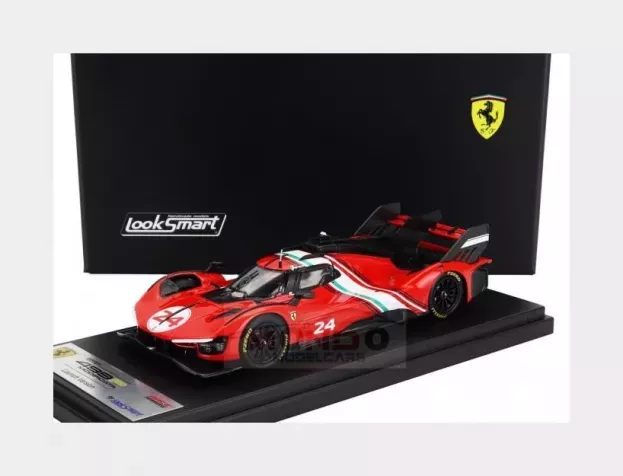 Looksmart Ferrari 499p 3.0l Turbo V6 N 24 Modificata Launch Version 2024 1:43 LSRC182