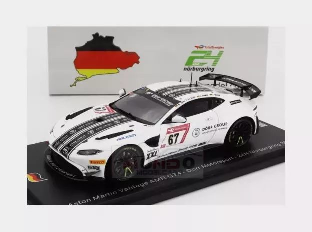 Spark Aston Martin Vantage Amr Gt4 Team Dorr Motorsport N 67 24h Nurburgring 2023 T.nouet M.funke S.schadler F.weishar 1:43 SG918