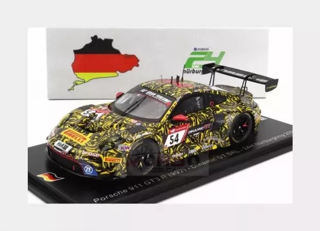 Spark Porsche 911 992 Gt3 R Team Dinamic Gt Srl N 54 24h Nurburgring 2023 L.vanthoor L.heinrich A.guven C.engelhart 1:43 SG920
