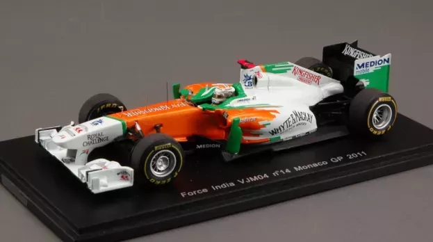 Spark Force India F1 Vjm04 N 14 Gp Montecarlo 2011 A.sutil 1:43 S3024