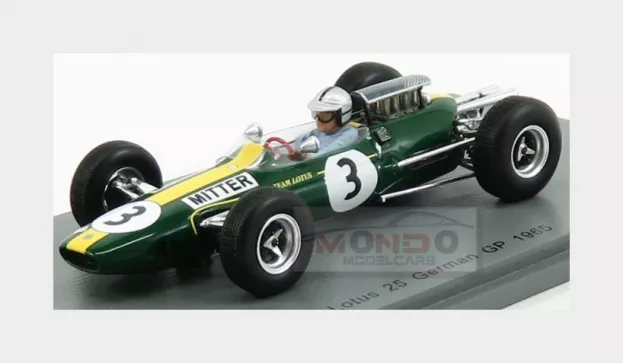 Spark Lotus F1 25 N 3 German Gp 1965 G.mitter 1:43 S7123