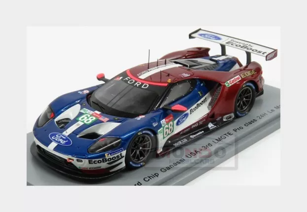 Spark Ford Gt 3.5l Turbo V6 Team Ford Chip Ganassi Usa N 68 3rd Lmgte Pro Class 24h Le Mans 2018 J.hand D.muller S.bourdais 1:43 S7052