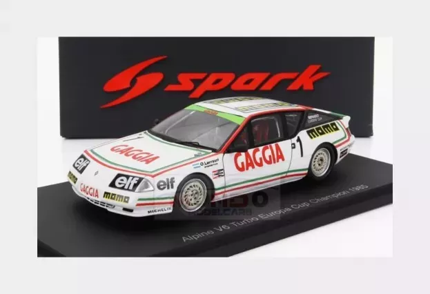 Spark Renault Alpine V6 Turbo N 1 Europa Cup Champion 1985 O.larrauri 1:43 S7330