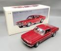 1968 Red Mustang GT 390 1:18 Scale Diecast By AUTOart #72801