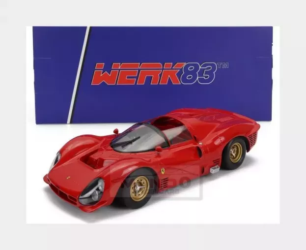 Werk83 Ferrari 330 P3 4.0l V12 Spider Plain Body Version Open Roof 1966 1:18 W18021002