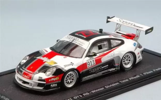 Spark Porsche 911 997-2 Gt3 Rs N 911 Winner Division Time Attak 1 Rally Pikes Peak 2014 V.beltoise 1:43 PP004