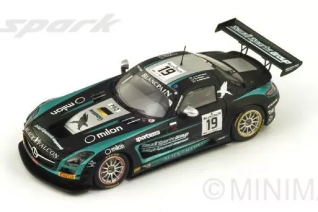 Spark Mercedes Sls Amg Gt3 Team Black Falcon N 19 24h Spa 2014 A.al Faisal H.haupt A.simonsen 1:43 SB092