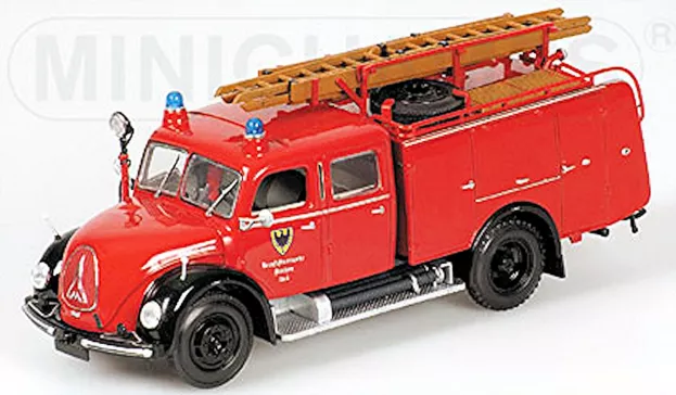Minichamps Magirus Deutz Merkur Tlf-16 Truck Fire Engine 1:43 439141071