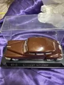Vtg Solido 1:43 Chrysler Windsor # 4513 Metallic Brown In Display Case 6”