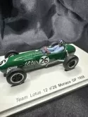 1:43 SPARK S1833 Team Lotus 12 Monaco GP 1958 #26 Graham Hill Ultra Rare USA Box