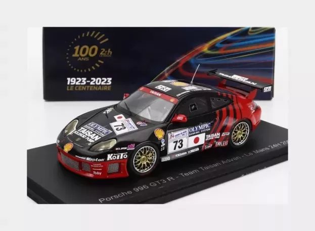 Spark Porsche 911 996 Gt3 R 3.6l Team Taisan Advan N 73 24h Le Mans 2000 Hideo Fukuyama Atsushi Yogo Bruno Lambert 1:43 S9939