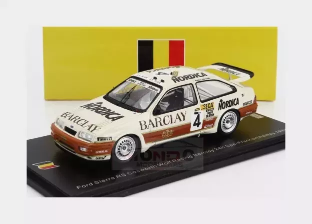 Spark Ford Sierra Rs Cosworth Team Wolf Barclay Racing N 4 24h Spa 1987 Joachim Winkelhock Didier Artzet Manfred Burkhard 1:43 SB235
