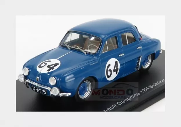 Spark Renault Dauphine Team Renault Company N 64 12h Sebring 1957 M.michy M.foulgoc 1:43 S5218