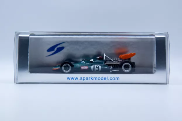 Spark Brm F1 P153 N 19 South African Gp 1970 Jackie Oliver 1:43 S1738