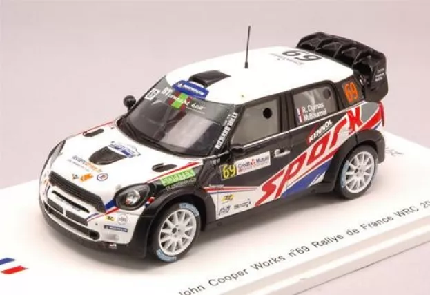 Spark Mini John Cooper Works Wrc N 69 Rally De France 2012 R.dumas M.baumel 1:43 SF040