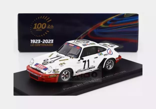 Spark Porsche 911 Rsr 3.0l Team Segolen N 71 24h Le Mans 1976 M.ouviere A.gahinet J.y.gadal 1:43 S9824