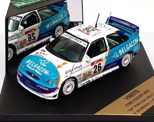 Vitesse Ford Escort Wrc Belgacom N 26 Rally Portugal 1997 G.d. Mevius J.m.fortin 1:43 V98076