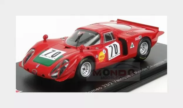 Spark Alfa Romeo 33 2 N 70 Winner Ronde Cevenole 1969 I.giunti 1:43 SF175