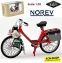 Solex Moped Velosolex 3800 LUXE Model 1969-70 Red 1:18 Norev 182060