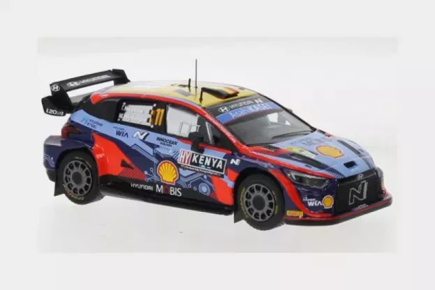 IXO Models Hyundai I20 Coupe Wrc Mobis N 11 Rally Safari 2022 T.neuville M.wydaeghe 1:43 RAM855.22