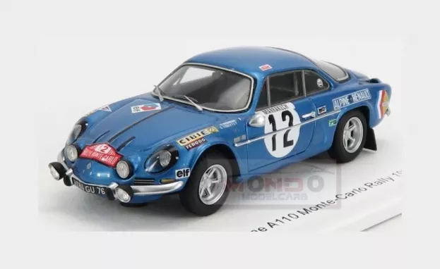 Spark Renault A110 N 12 Rally Montecarlo 1971 B.darniche C.roberter 1:43 S6106
