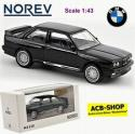 BMW M3 E30 1986-91 Youngtimer Schwarz Black 1:43 Norev 350009