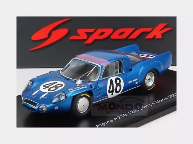 Spark Renault Alpine A210 1296cc S4 Team Ecurie Savin-calberson N 48 24h Le Mans 1967 R.de Lageneste J.cheinisse 1:43 S5689