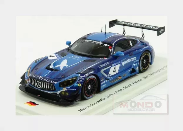 Spark Mercedes Gt-s Amg Gt3 Team Black Falcon N 4 24h Nurburgring 2017 H.haupt A.al Faisal L.stolz D.juncadella 1:43 SG316