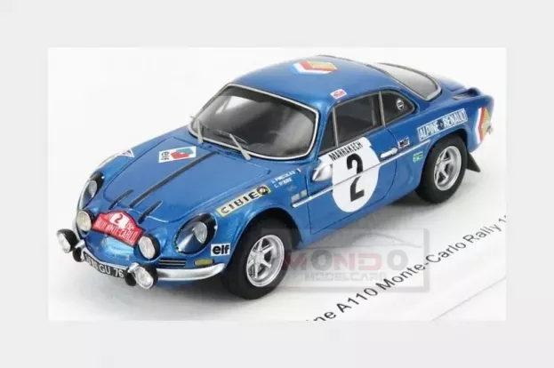 Spark Alpine A110 N 2 Rally Montecarlo 1971 J.p.nicolas C.roure 1:43 S6108