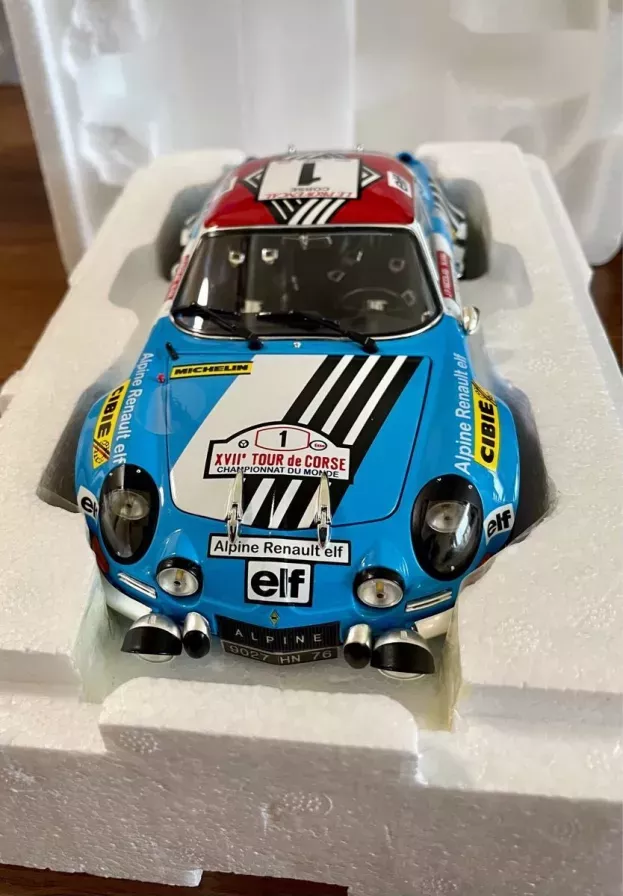 Kyosho Renault Alpine A110 1600s N 1 Winner Rally Tour De Corse 1973 J.p.nicolas M.vial 1:18 08485A