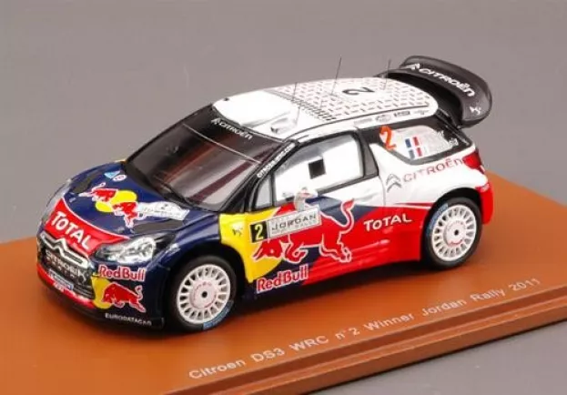 Spark Citroen Ds3 Wrc Red Bull N 2 Winner Rally Jordan 2011 S.ogier J.ingrassia 1:43 S3309