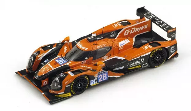 Spark Ligier Js P2 Nissan N 28 Lmp2 G-drive Racing 24h Le Mans 2015 G.yacaman L.f.derani R.gonzalez 1:43 S4645