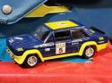 Solido GAM2 1/43 Scale Fiat 131 Rallye No 54 Blue/Yellow Color w/box READ!!