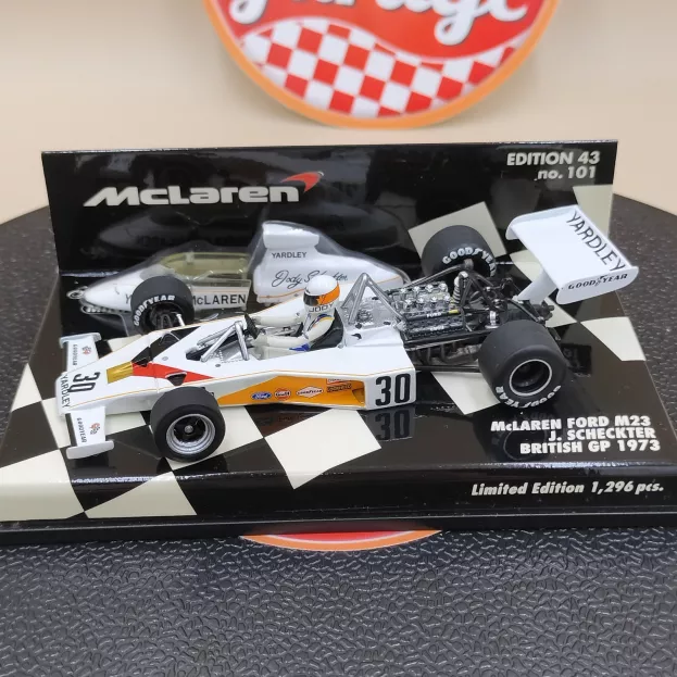 Minichamps Mclaren F1 Ford M23 Yardley N 30 Gp British 1973 J.scheckter 1:43 530734330
