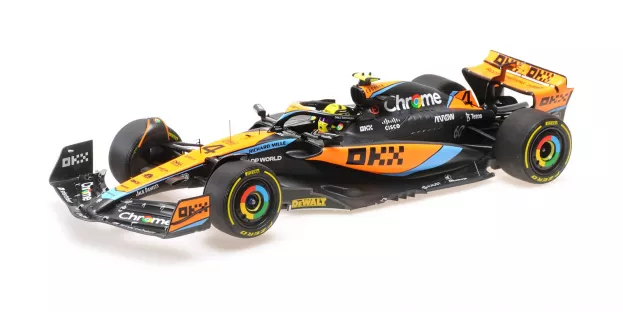 Minichamps Mclaren F1 Mcl60 Team Mclaren N 4 2nd Hungarian Gp 2023 Lando Norris 1:18 537233004