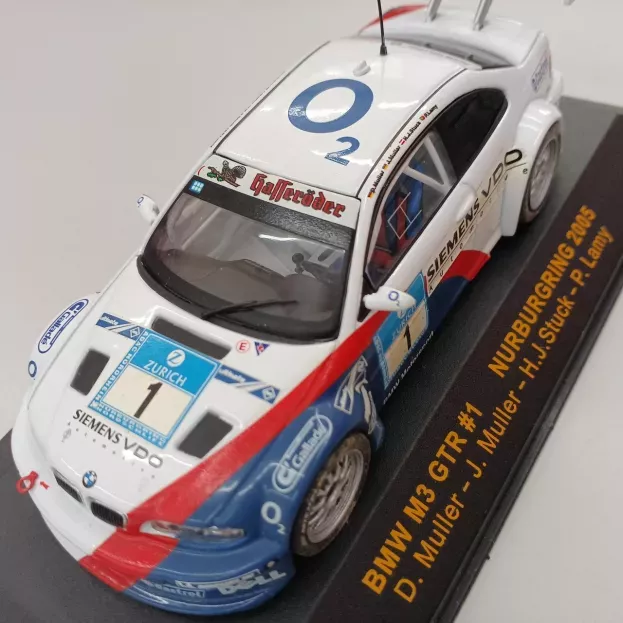 IXO Models Bmw M3 Gtr N 1 Nurburgring 2005 D.muller J.muller H.j.stuck P.lamy 1:43 GTM033