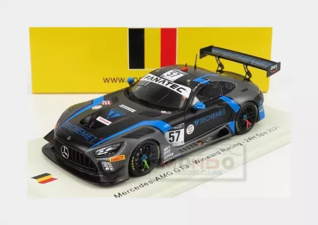 Spark Mercedes Amg Gt3 Team Winward Racing N 57 24h Spa 2021 R.ward M.grenier P.ellis 1:43 SB473