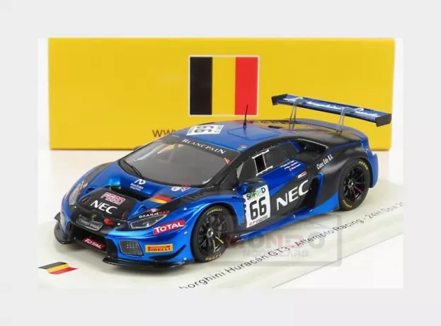 Spark Lamborghini Huracan Gt3 Team Attempto Racing N 66 24h Spa 2017 M.grenier M.van Splunteren J.van Lagen 1:43 SB299