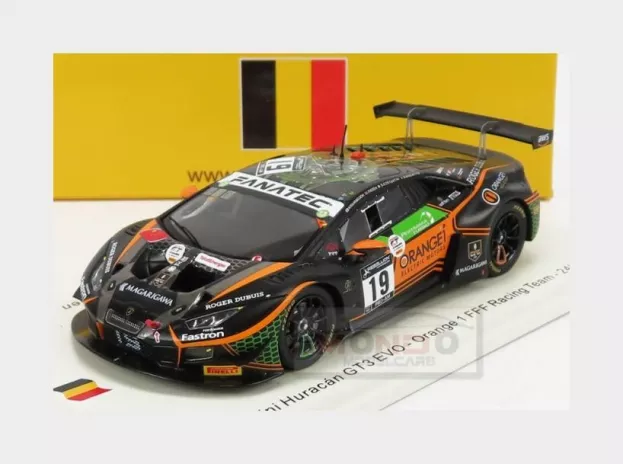 Spark Lamborghini Huracan Gt3 Evo Team Orange 1 Fff Racing N 19 24h Spa 2021 B.baguette H.hamaguchi S.costantini P.keen 1:43 SB472