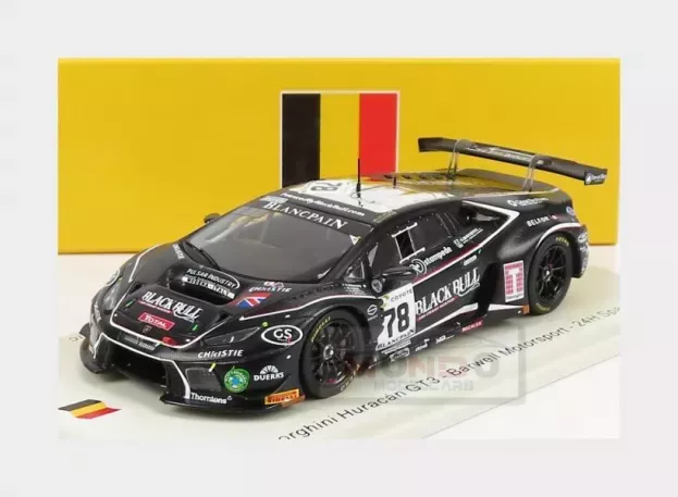 Spark Lamborghini Huracan Gt3 Team Barwell Motorsport N 78 24h Spa 2018 M.beretta R.breukers S.mitchell M.kodric 1:43 SB312