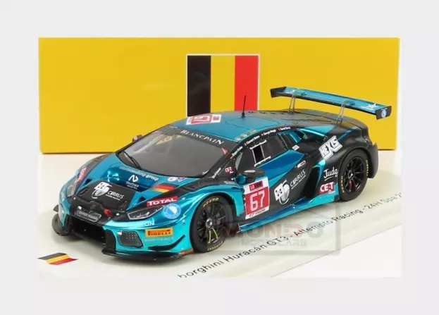Spark Lamborghini Huracan Gt3 Team Attempto Racing N 67 24h Spa 2017 C.maggi J.krebs C.mateu S.bovy 1:43 SB300