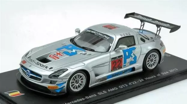 Spark Mercedes Sls Amg Gt3 Team Preci-spark N 22 24h Spa 2013 G.jones D.jones P.jones G.jones 1:43 SB050