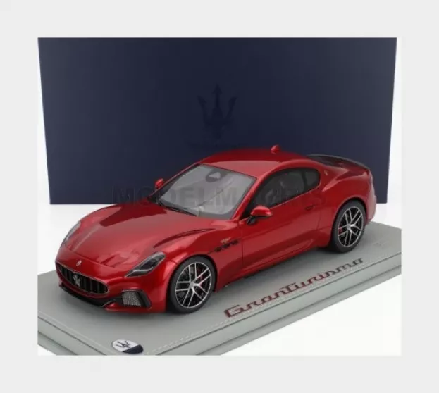 BBR Maserati Granturismo Trofeo 2023 Con Vetrina With Showcase 1:18 P18227A-VET
