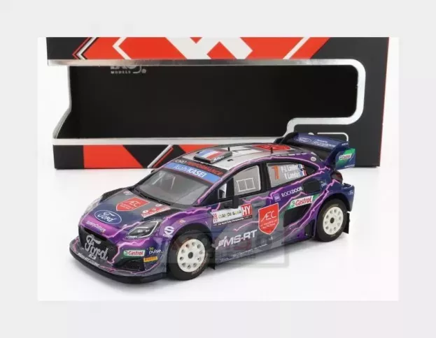 IXO Models Ford Puma Rally1 Team Ford World Rally M-sport N 7 4th Rally Sardinia Italy 2022 P.l.loubet V.landais 1:43 RAM854.22